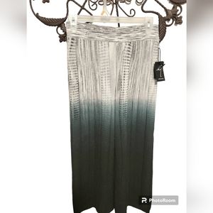 Wide legged knitted pants